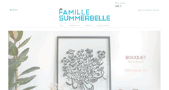 Desktop Screenshot of famillesummerbelle.com